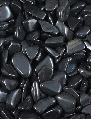 Agate Black Pebbles