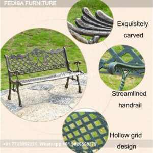 Cast Iron Bench Wrought Iron Bench Iron Bench Model No - 0006