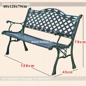 Cast Iron Bench Wrought Iron Bench Iron Bench Model No - 0007